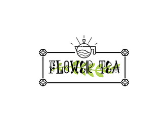 Coffee Hipster Vintage Stylized Lettering badge. Vector Illustration