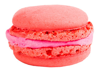 Colorful macarons cakes. Small French cakes. Sweet and colorful french macaroons