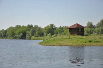 Obraz premium Belarusian Polesye. The Pripyat River