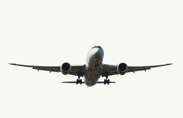 Airplane isolated on white background