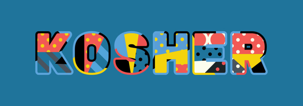 Kosher Concept Word Art Illustration