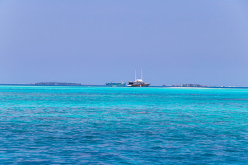 Fototapeta premium Yacht in the sea