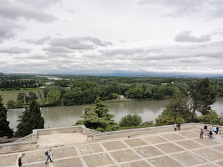 Paysage d'Avignon - France