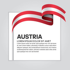 Austria flag background