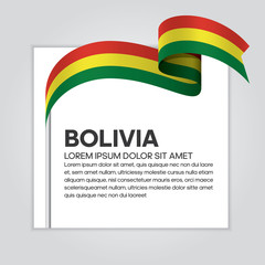 Bolivia flag background