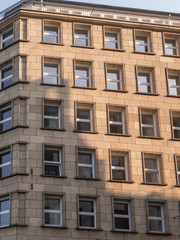 Fototapeta premium Fasada z oknami