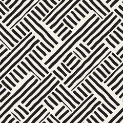 Hand drawn seamless repeating pattern with lines tiling. Grungy freehand background texture.
