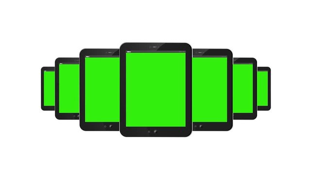 green screen multi tablet