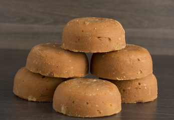Panela or sugar cane candy
