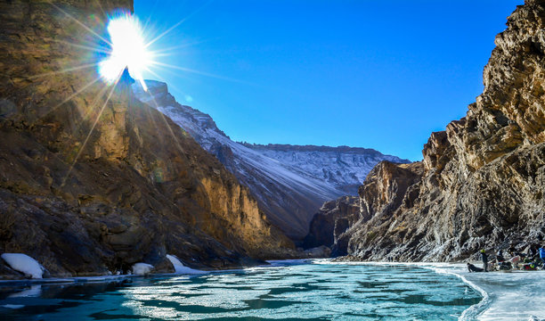 Zanskar river during Chadar Trek