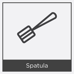 Spatula icon isolated on white background