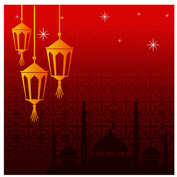 islamic background logo