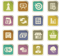 Business icons set