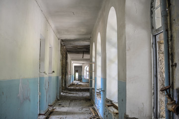 old abandoned building inside