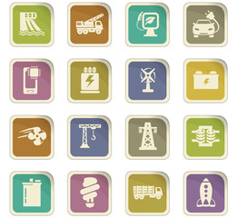 Industry icons set