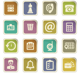 Office icons set