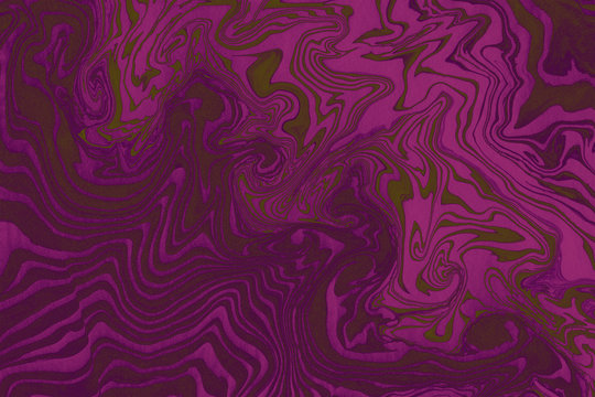 Suminagashi marble texture hand painted with brown ink. Digital paper 1597 performed in traditional japanese suminagashi floating ink technique. Pretty liquid abstract background.