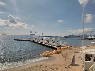 Obraz premium Puerto de Cannes, Francia