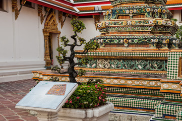 Obraz premium Temples Bangkok, Thailande