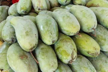 Mango fruit is delicious at street food