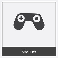 Game icon isolated on white background