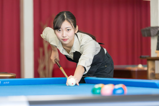 ビリヤードイメージ 女性ハスラー