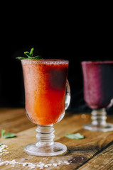 Two Glasses With Cocktail