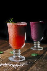 Two Glasses With Cocktail