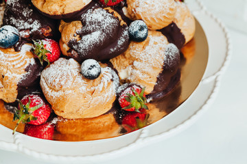 delicious and beautiful dessert for a family bakery