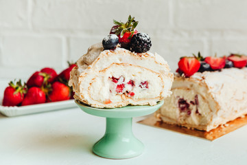 delicious and beautiful dessert for a family bakery