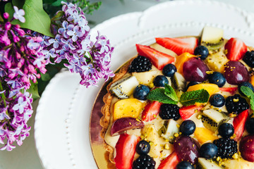 delicious and beautiful dessert for a family bakery