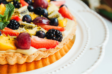 delicious and beautiful dessert for a family bakery