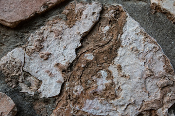 Close up of natural stone wall. Stone wall texture 