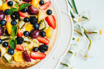 delicious and beautiful dessert for a family bakery