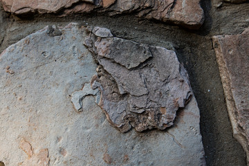 Close up of natural stone wall. Stone wall texture 