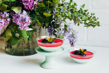 delicious and beautiful dessert for a family bakery