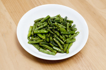 さやいんげんの炒め物