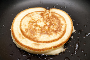 ホットケーキを作る