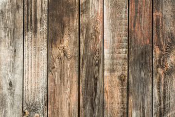 the wood texture, old wall of rough wooden panels, close-up abstract background