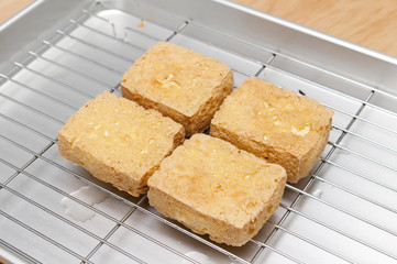 厚揚げの油きり