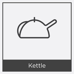 Kettle icon isolated on white background