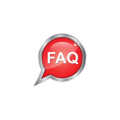 circle chat question vector icon