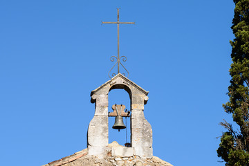 Fototapeta na wymiar Kapelle St-Sixte in Eygalières