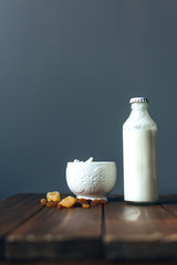 yoghurt and cottage cheese