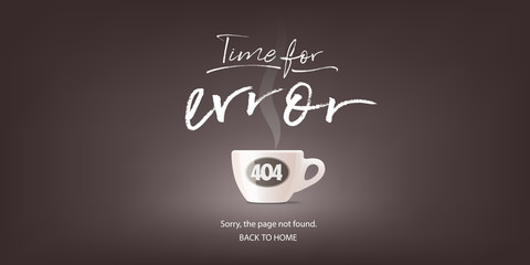 404 error page vector illustration