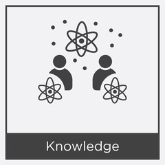 Knowledge icon isolated on white background