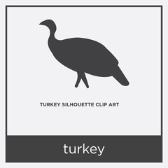 Obraz premium turkey icon isolated on white background