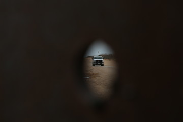 Frontera Mexico, Estados Unidos muro que divide ciudad Juárez Chih, El Paso Texas