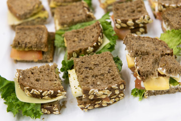 Vollkornbrot, Snack, Häppchen
