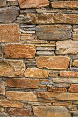 Mauer aus Natursteinen als Textur